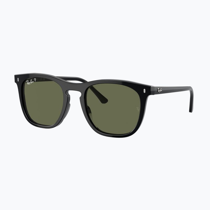Occhiali da sole Ray-Ban RB2210 black/green polarized 4