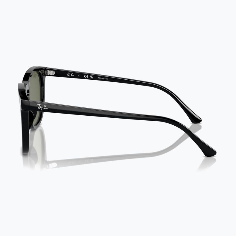 Occhiali da sole Ray-Ban RB2210 black/green polarized 6