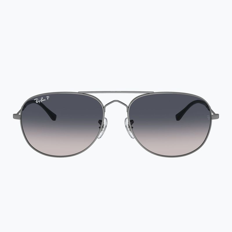 Occhiali da sole Ray-Ban Bain Bridge gunmetal/blue polarized 2