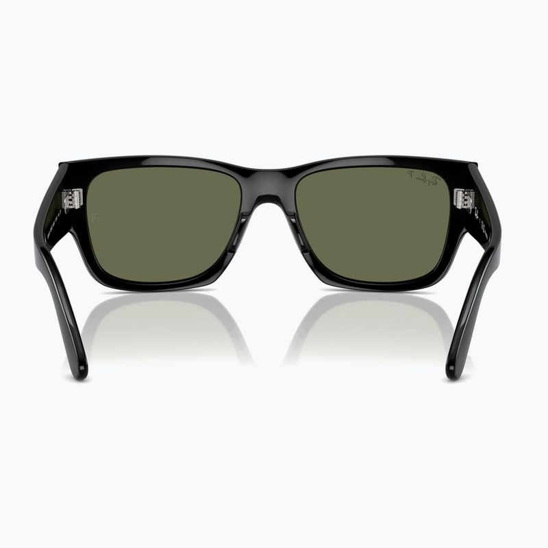 Occhiali da sole Ray-Ban Carlos black/green polarized 5
