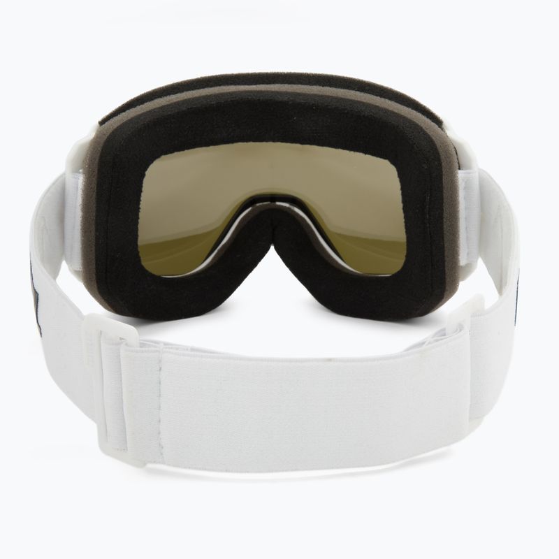 Occhiali da sci Bliz Rave opaco bianco/marrone rosa 3