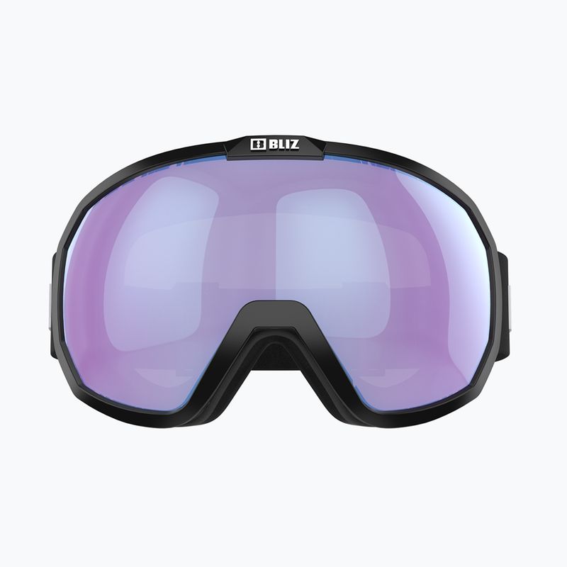 Occhiali da sci Bliz Charge OTG nero opaco/arancio chiaro blu 2