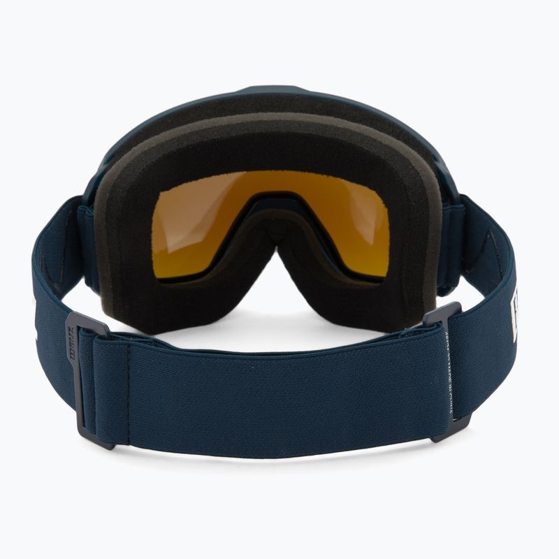 Occhiali da sci Bliz Charge OTG opaco blu scuro/marrone blu 3