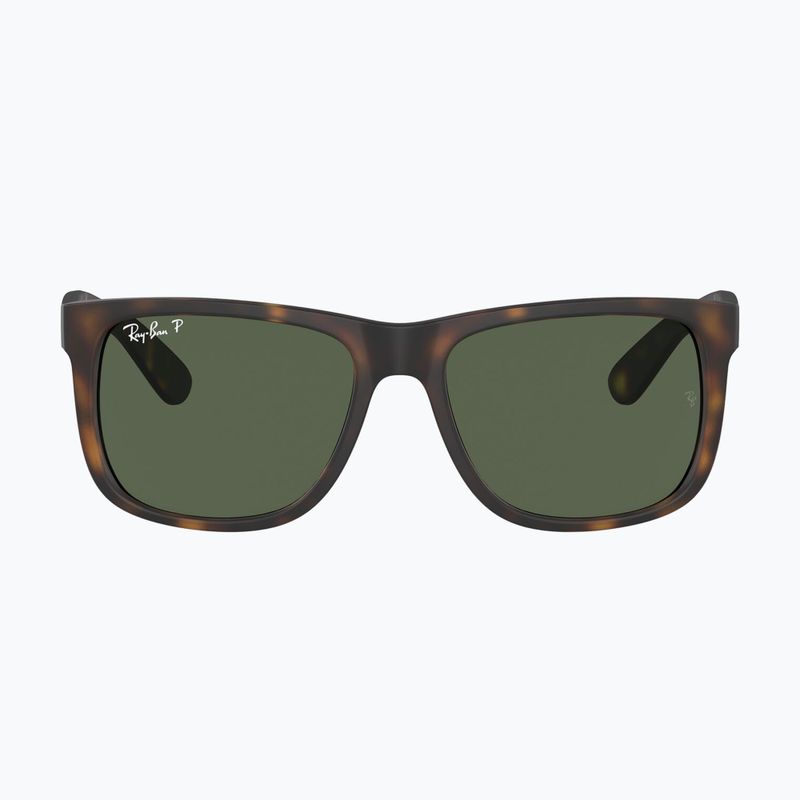 Occhiali da sole Ray-Ban Justin Classic havana/dark green polarized 2