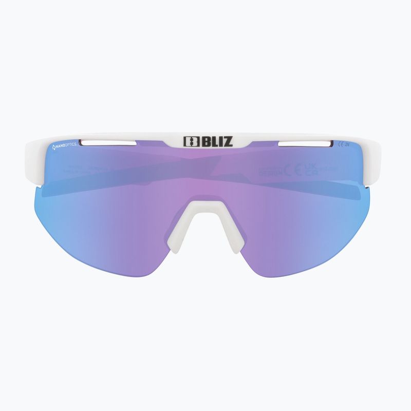 Occhiali da sole Bliz Matrix Nano Optics Nordic Light bianco opaco/begonia/blu viola multi 2