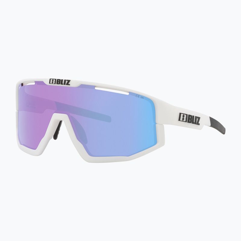 Occhiali da sole Bliz Fusion Nano Optics Nordic Light bianco opaco/ begonia/ viola in blu multi