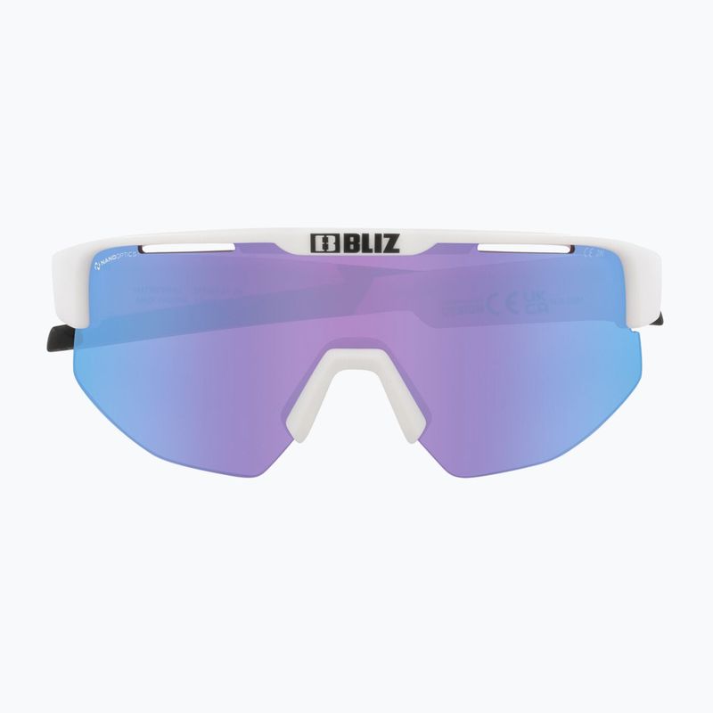 Occhiali da sole Bliz Matrix Small Nano Optics Nordic Light bianco opaco/begonia/blu viola 3