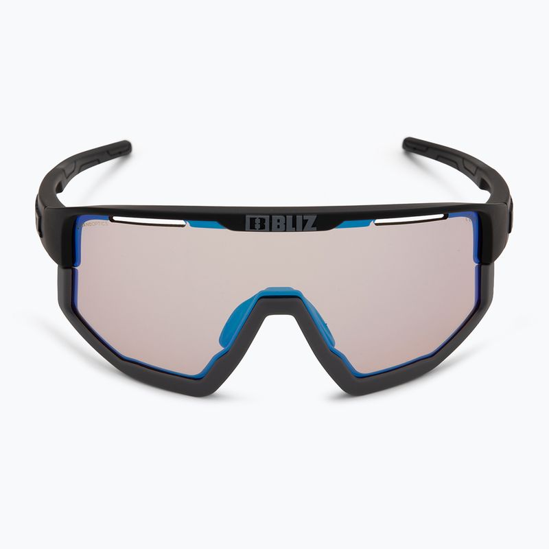 Occhiali da sole Bliz Fusion Small Nano Optics Nordic Light nero opaco/corallo/blu arancione 4