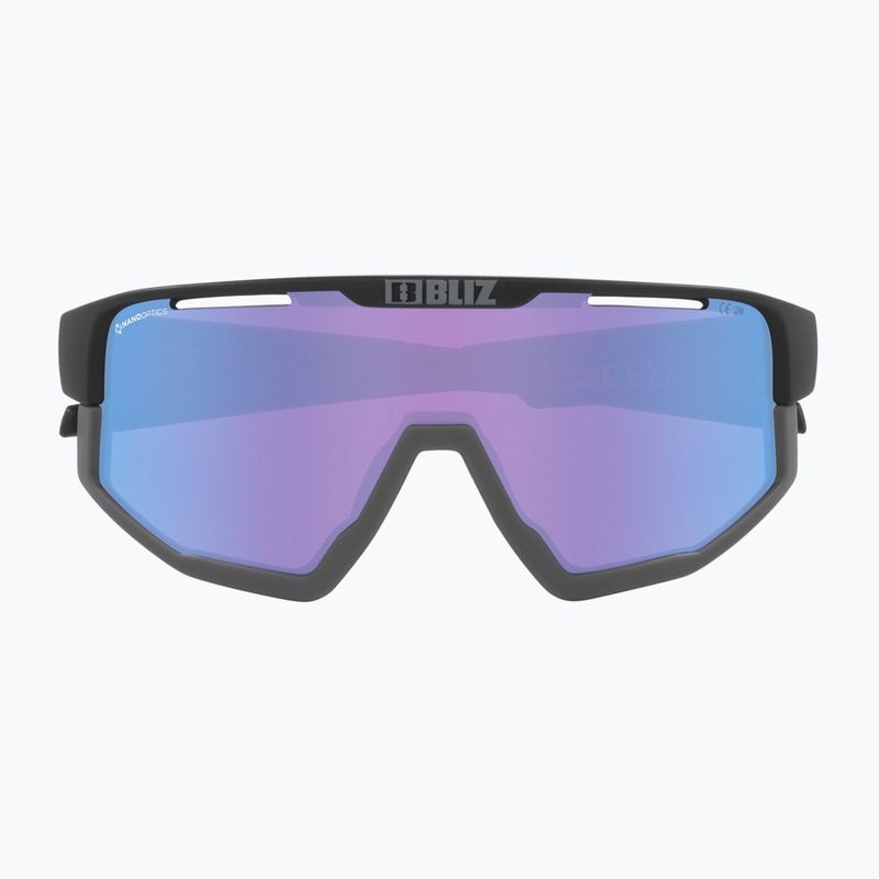 Occhiali da sole Bliz Fusion Small Nano Optics Nordic Light nero opaco/begonia/blu viola 2
