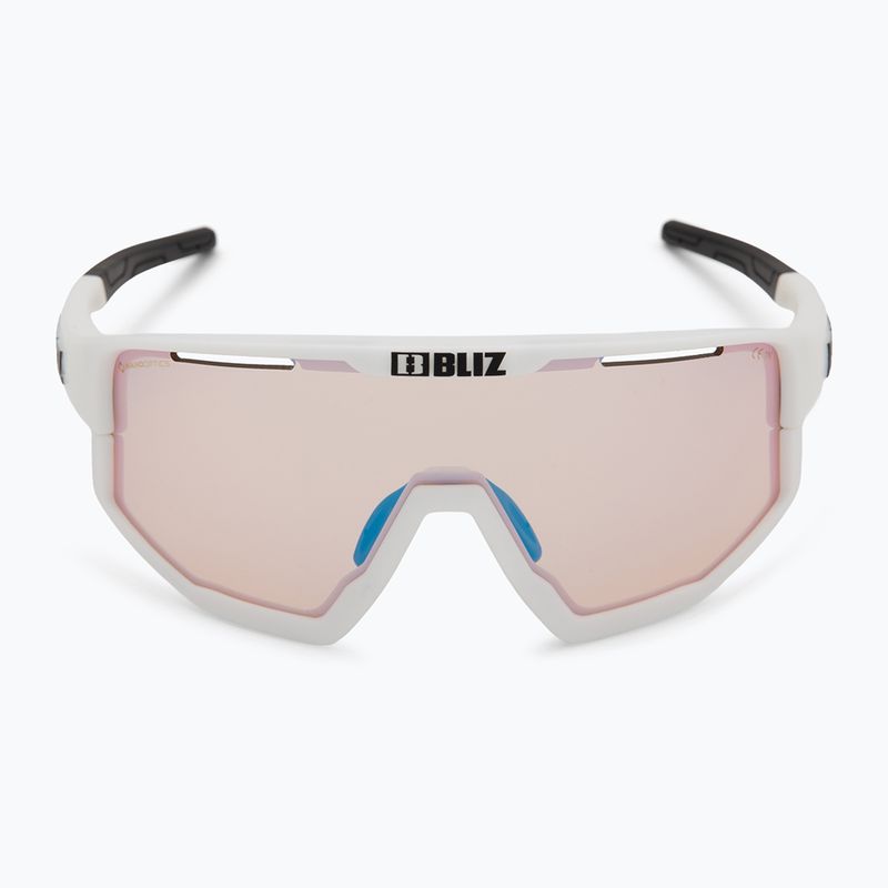 Occhiali da sole Bliz Fusion Small Nano Optics Nordic Light bianco opaco/corallo/blu arancione 4