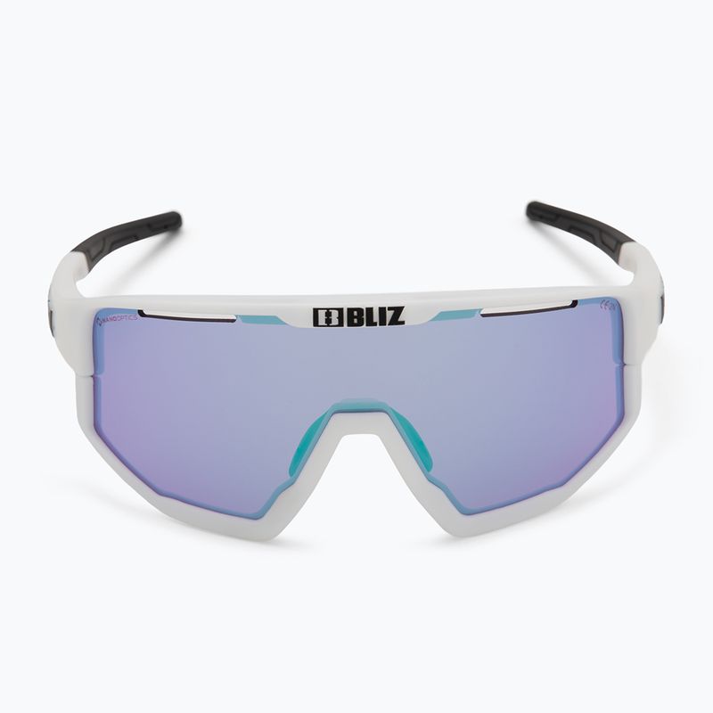 Occhiali da sole Bliz Fusion Small Nano Optics Nordic Light bianco opaco/begonia/blu viola 4