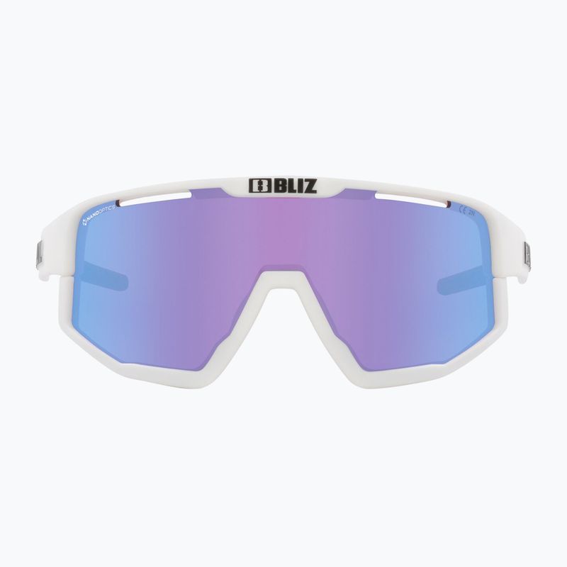 Occhiali da sole Bliz Fusion Small Nano Optics Nordic Light bianco opaco/begonia/blu viola 3