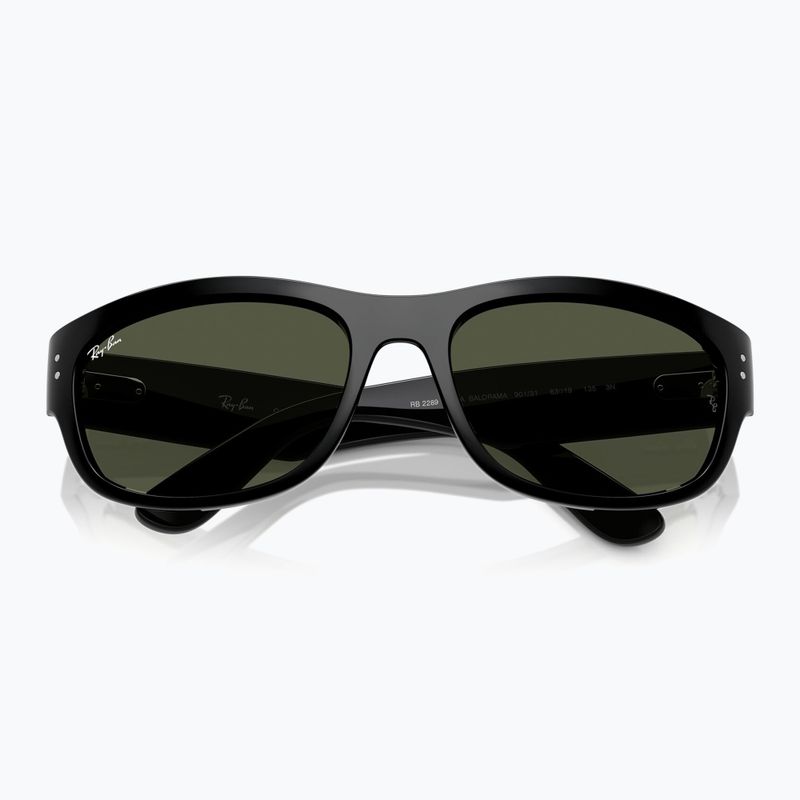 Occhiali da sole Ray-Ban Mega Balorama black/green g-15 3