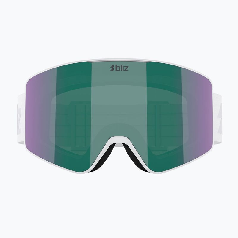 Maschere da sci Bliz G001 matte white/brown/green multi 7