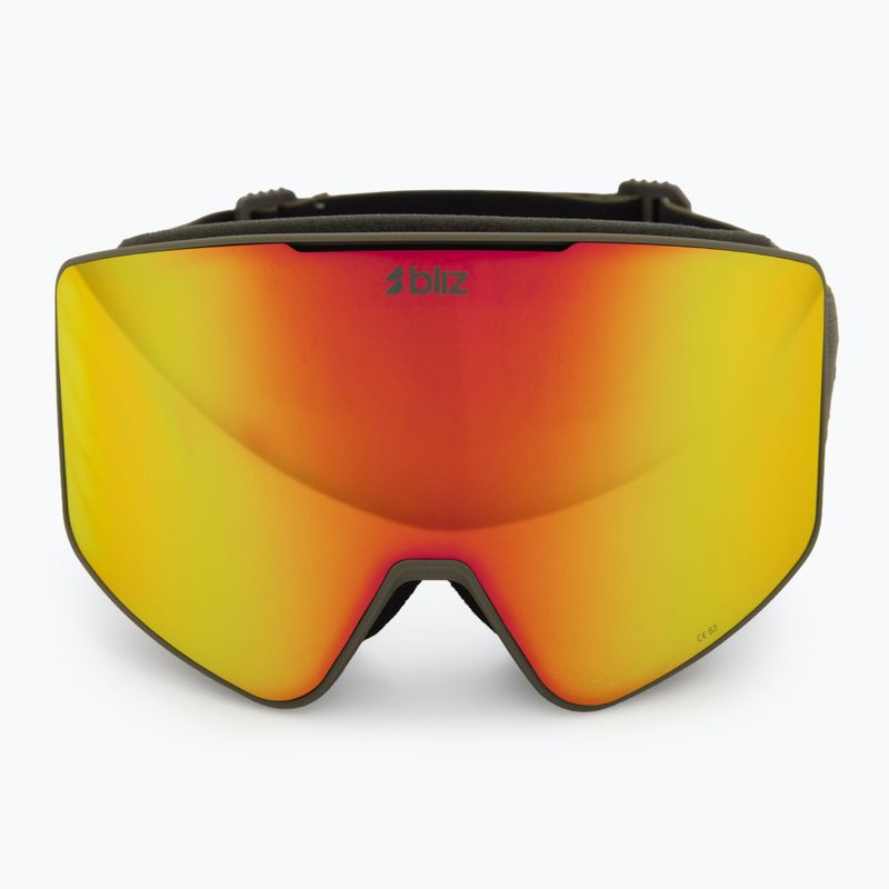 Maschera da sci Bliz G001 matte camo green/brown/red multi 2