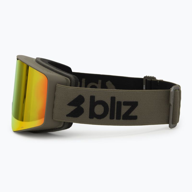 Maschera da sci Bliz G001 matte camo green/brown/red multi 4