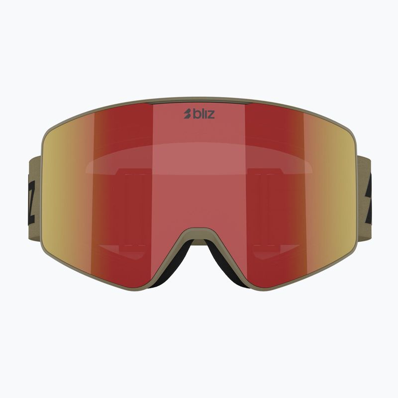 Maschera da sci Bliz G001 matte camo green/brown/red multi 7