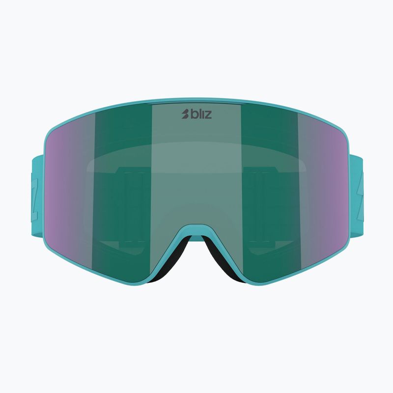 Maschera da sci Bliz G001S matte turquoise/brown/green multi 7