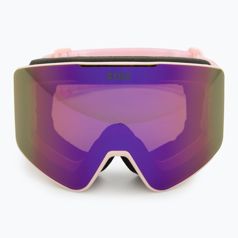 Maschera da sci Bliz G001S matte pink/brown/pink multi 2