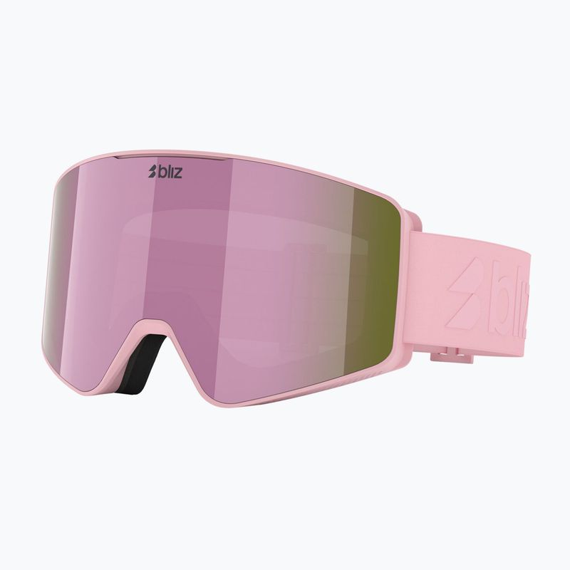 Maschera da sci Bliz G001S matte pink/brown/pink multi 5
