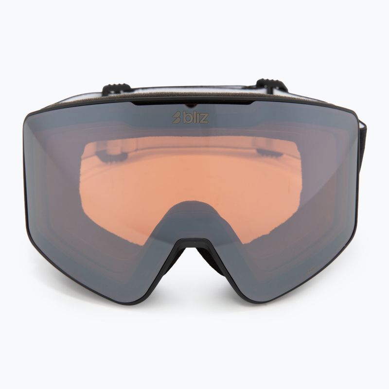 Maschera da sci Bliz G001 matte black/orange/silver mirror 2