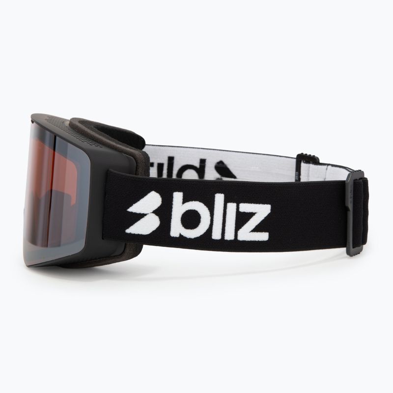 Maschera da sci Bliz G001 matte black/orange/silver mirror 4