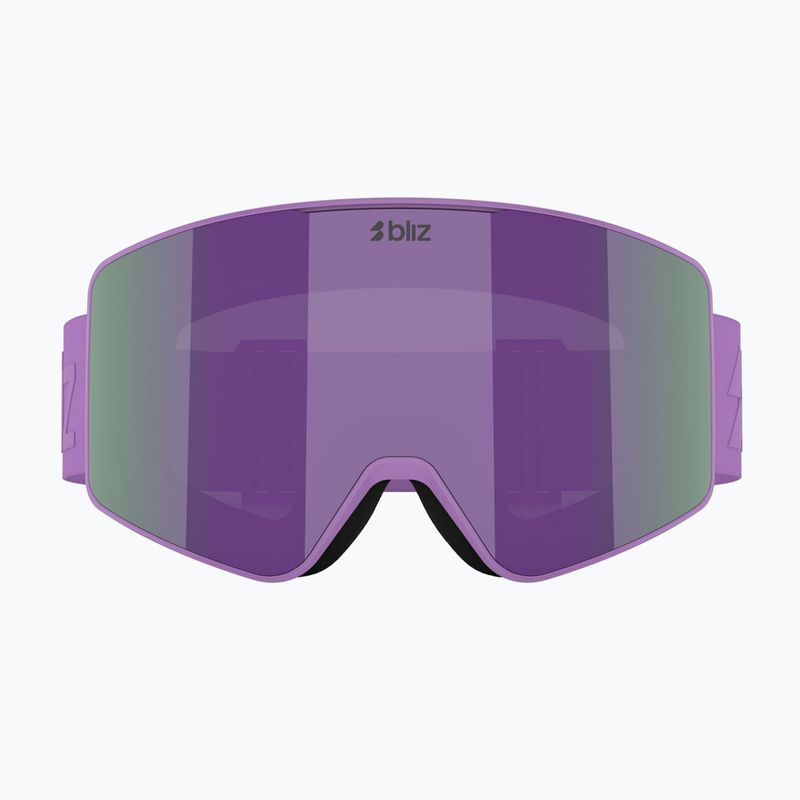 Maschera da sci Bliz G001S matte purple/brown/purple multi 7