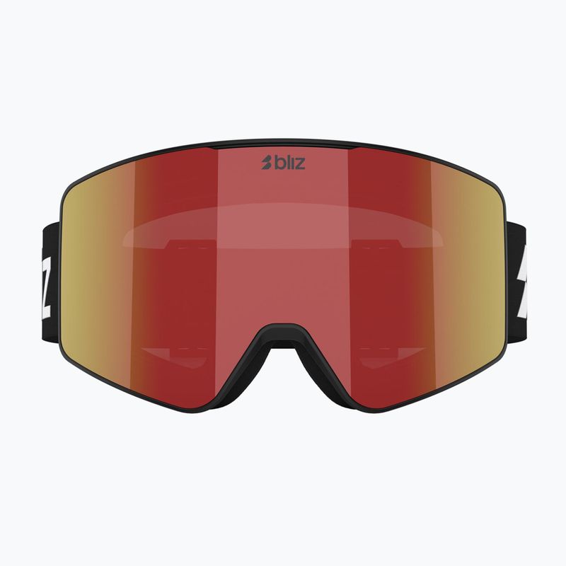Maschera da sci Bliz G001 matte black/brown/red multi 7