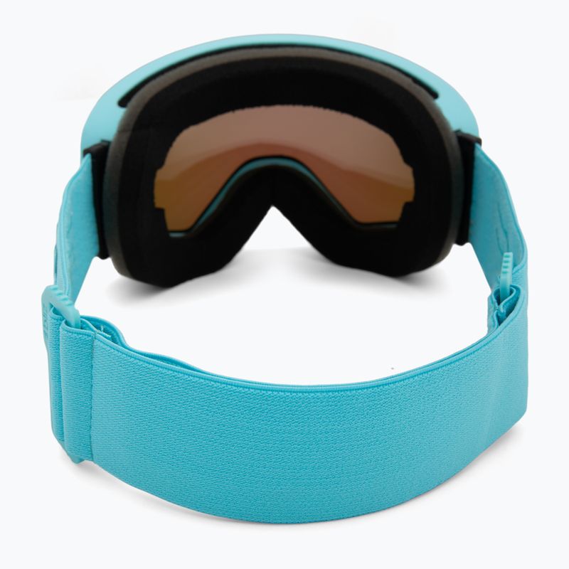 Maschera da sci Bliz Flow matte turquoise/brown/green multi 3