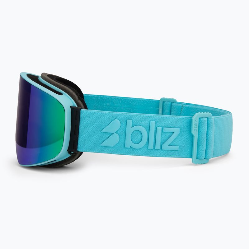 Maschera da sci Bliz Flow matte turquoise/brown/green multi 4