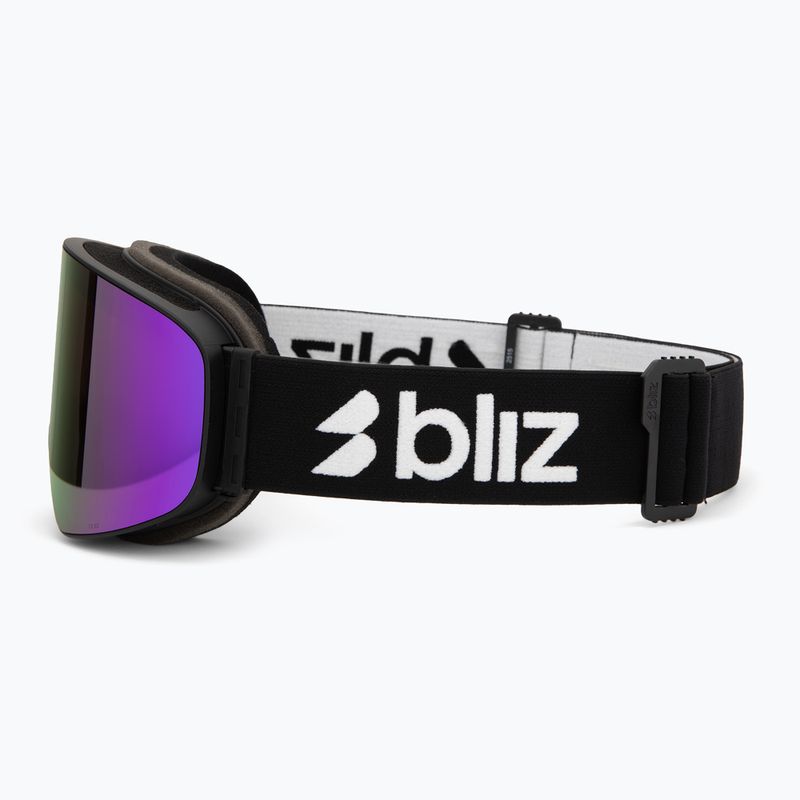 Maschera da sci Bliz Flow matte black/brown/purple multi 4