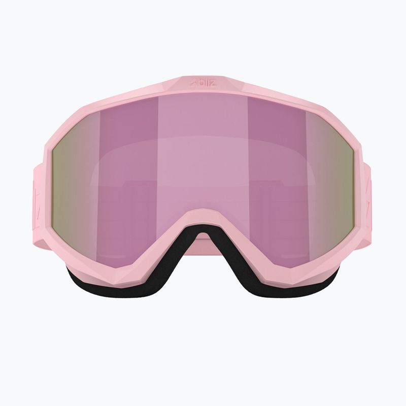 Maschera da sci per bambini Bliz Liner Jr matte pink/brown/pink multi 2