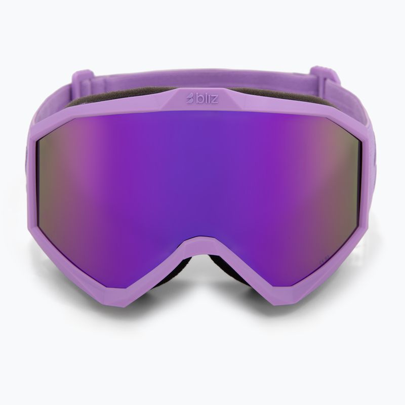 Maschera da sci junior Bliz Liner Jr matte purple/brown/purple multi 2
