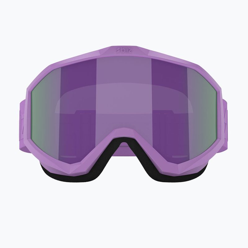 Maschera da sci junior Bliz Liner Jr matte purple/brown/purple multi 6