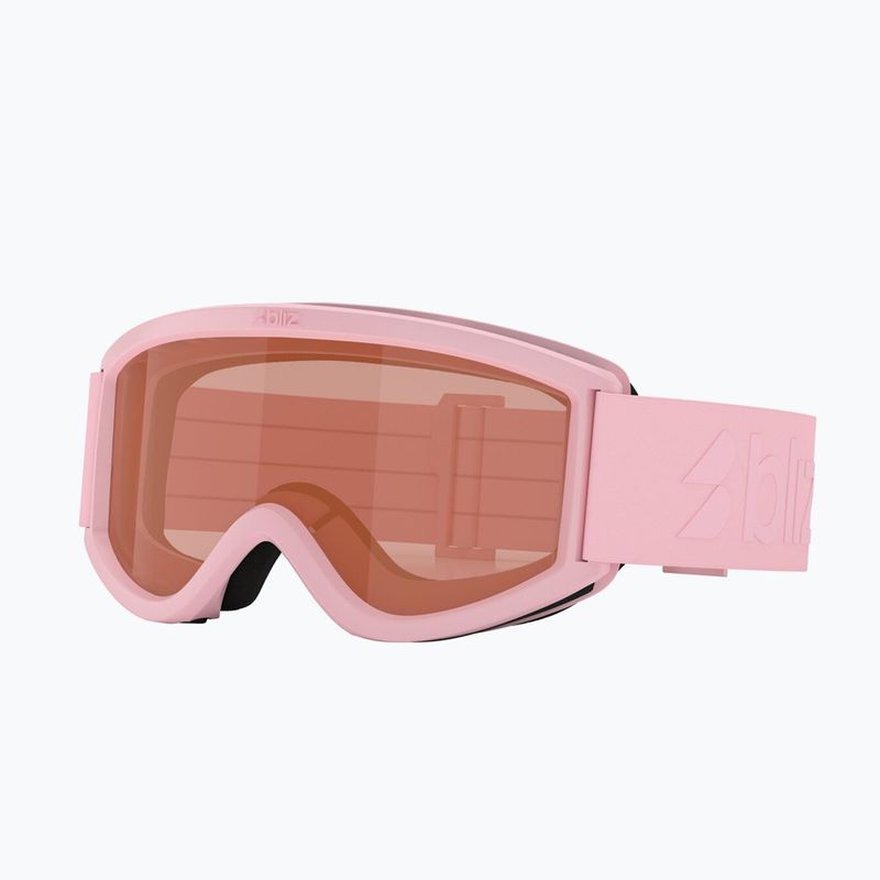 Maschera da sci per bambini Bliz Pixie Jr matte pink/orange