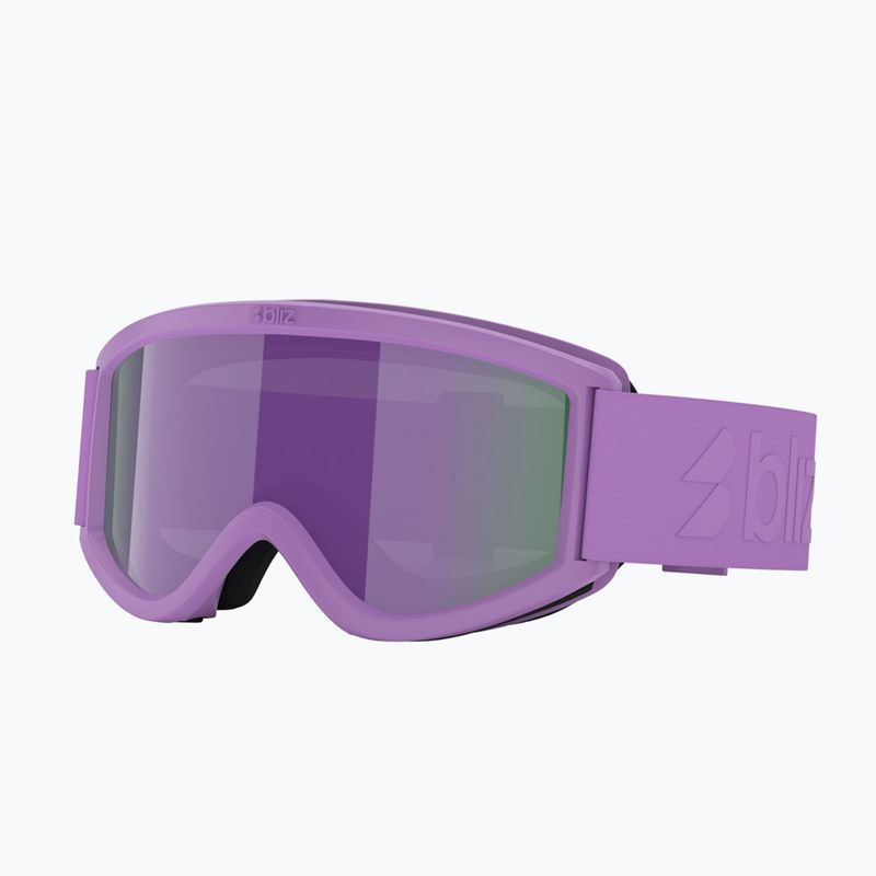 Maschera da sci per bambini Bliz Pixie Jr matte purple/brown/purple multi 5