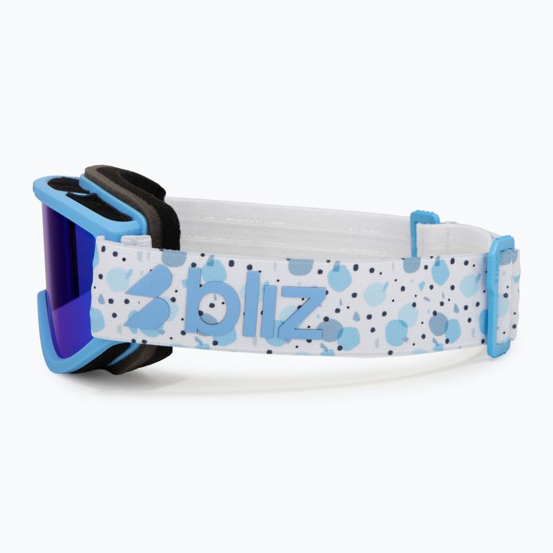 Maschera da sci per bambini Bliz Pixie Jr matte blue/brown/blue multi 4