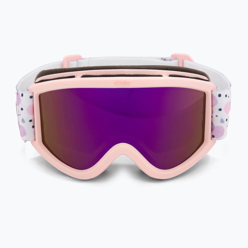 Maschera da sci per bambini Bliz Pixie Jr matte pink/brown/pink multi 2