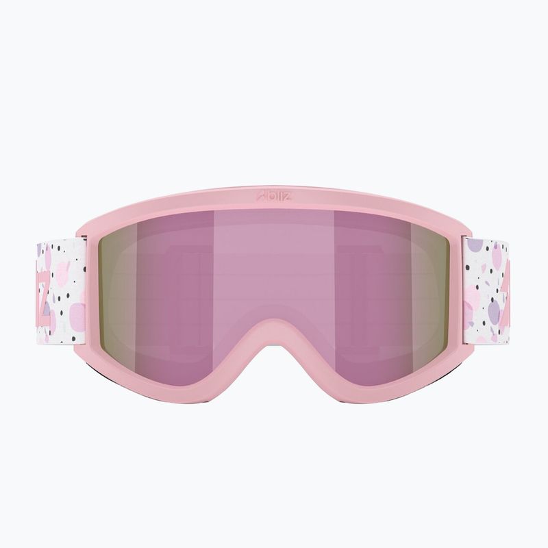 Maschera da sci per bambini Bliz Pixie Jr matte pink/brown/pink multi 6