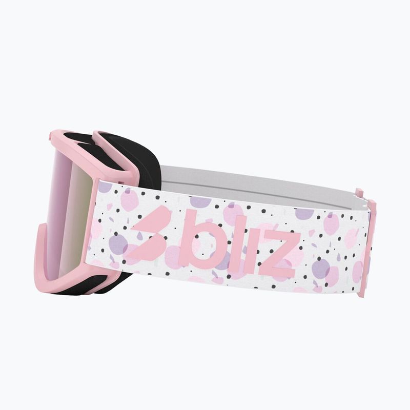 Maschera da sci per bambini Bliz Pixie Jr matte pink/brown/pink multi 8