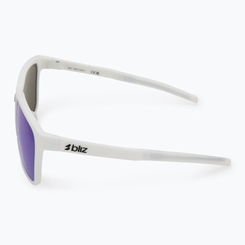 Occhiali da sole Bliz A001 bianco/grigio blu multi opaco 4