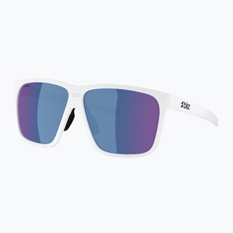 Occhiali da sole Bliz A001 bianco/grigio blu multi opaco