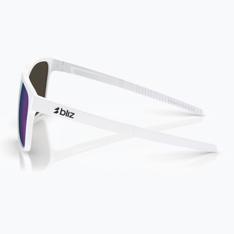 Occhiali da sole Bliz A001 bianco/grigio blu multi opaco 5