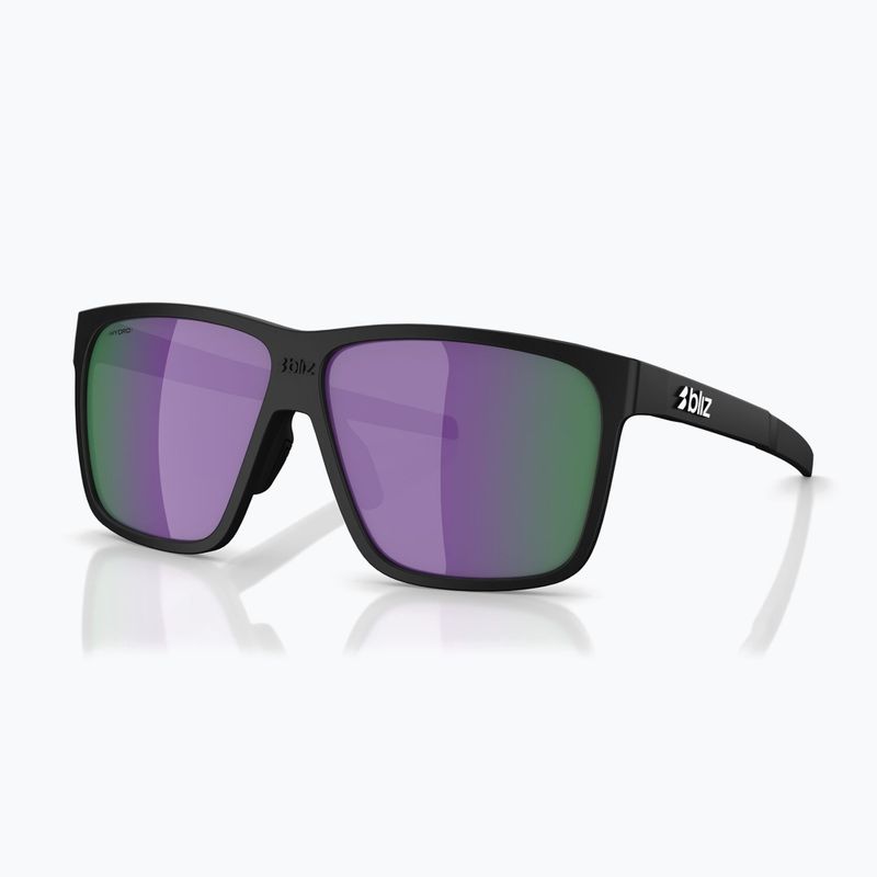 Occhiali da sole Bliz A001 nero opaco/marrone viola multi