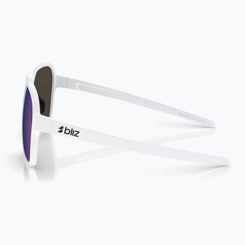 Occhiali da sole Bliz A002 bianco opaco/blu grigio multi 5
