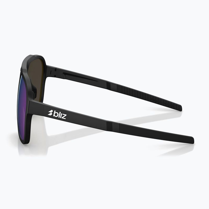 Occhiali da sole Bliz A002 nero opaco/blu grigio multi 5
