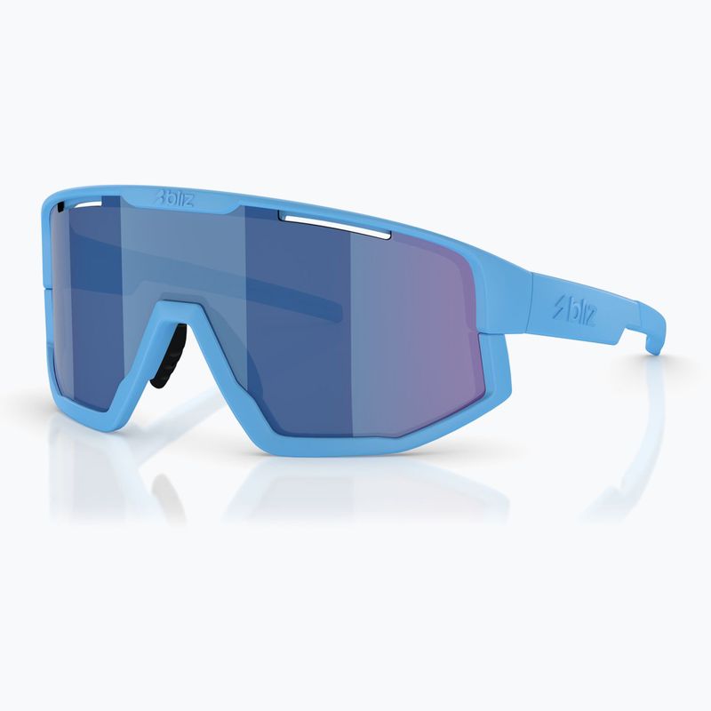 Occhiali da sole Bliz Vision blu opaco/grigio blu a specchio