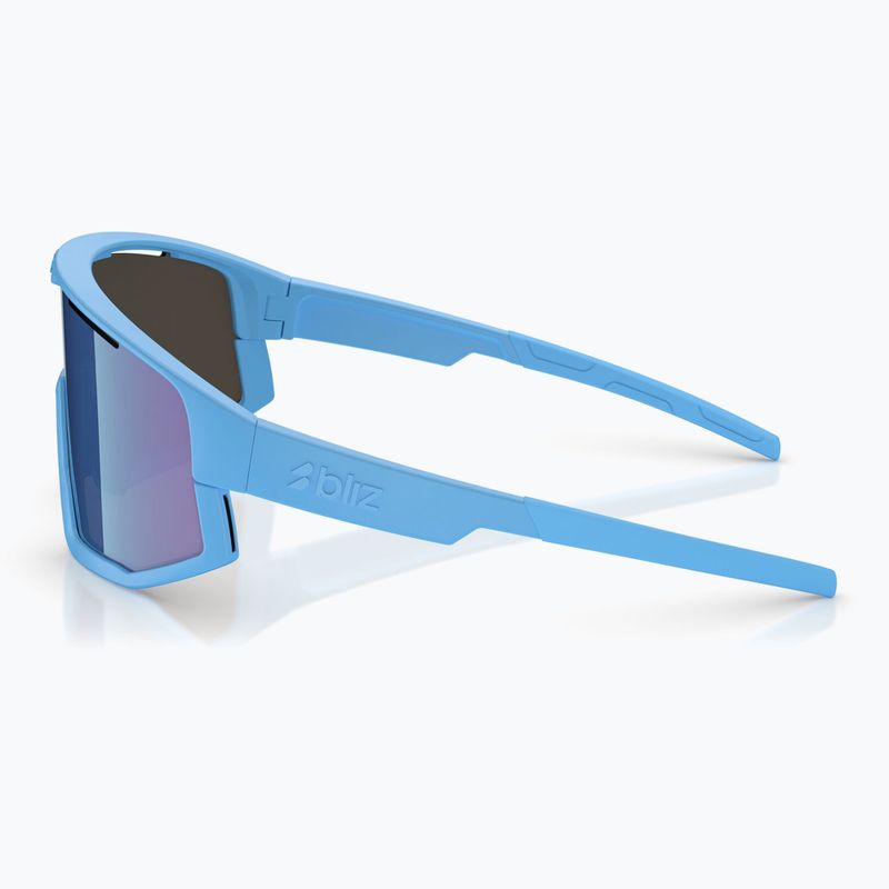 Occhiali da sole Bliz Vision blu opaco/grigio blu a specchio 4