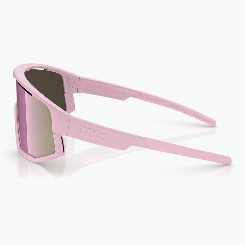 Occhiali da sole multi Bliz Vision rosa cipria opaco/marrone rosé 4