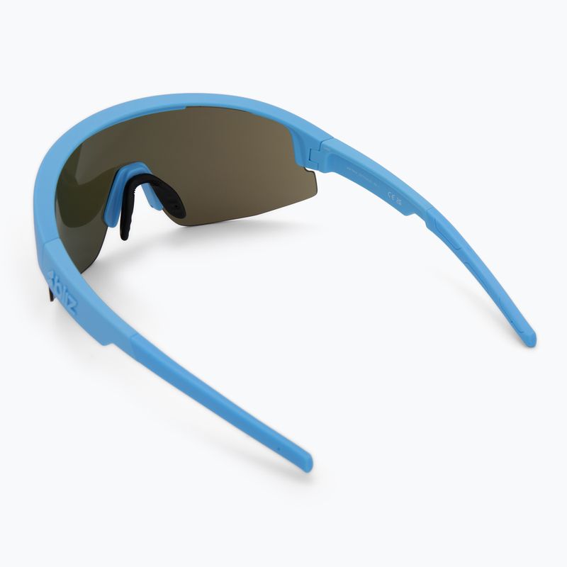 Occhiali da sole Bliz Matrix blu opaco/grigio blu specchiato 2
